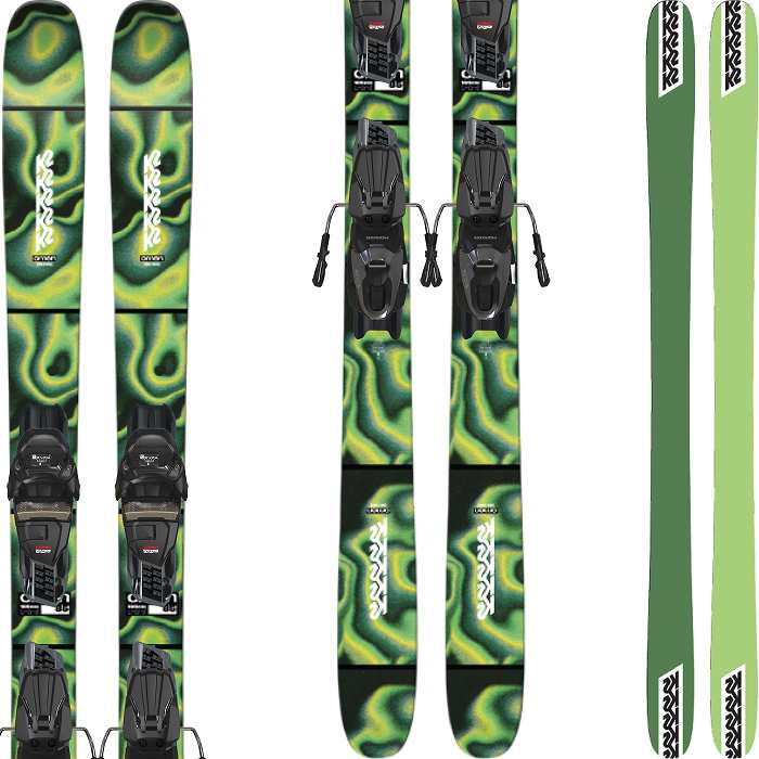 K2 163㎝ スキー板とストックセット K2 ケーツー スキー板 2026 K2 OMEN 85 QUIKCLIK + M3 11 CQ レコナー