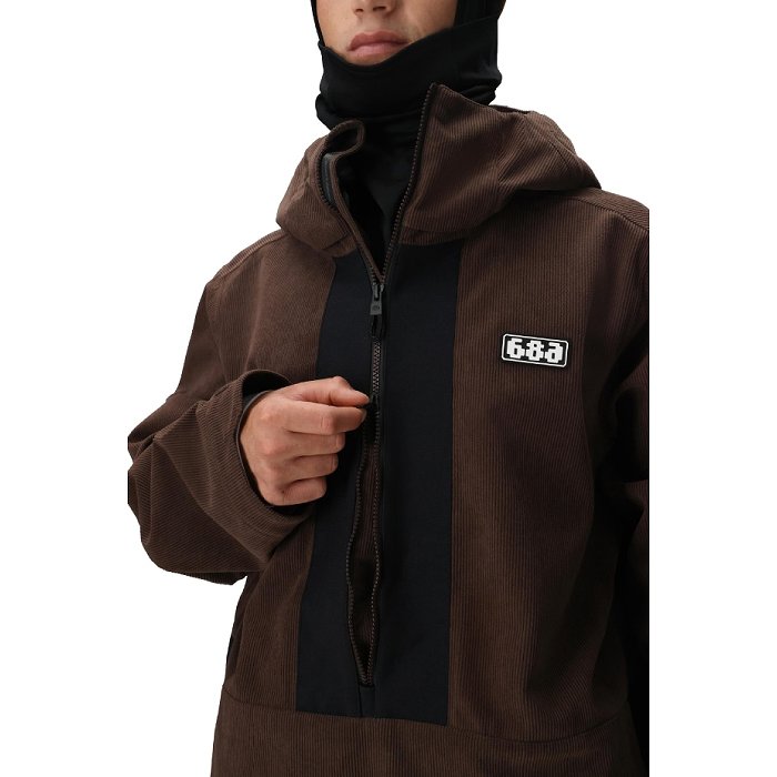 686 シックスエイトシックス M3WN136 Ghost 2.5L Anorak COFFEE