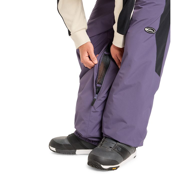 QUIKSILVER  DOWN PT 25-26 パープル Quiksilver（クイックシルバー） 40%off スノーボードウェア メンズ