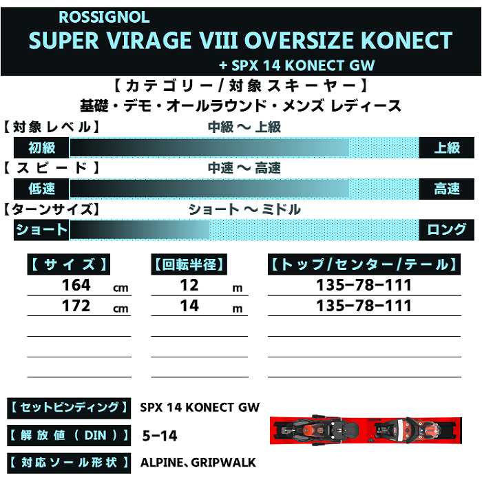 ROSSIGNOL（ロシニョール） スキー板 2026 ROSSIGNOL SUPER VIRAGE