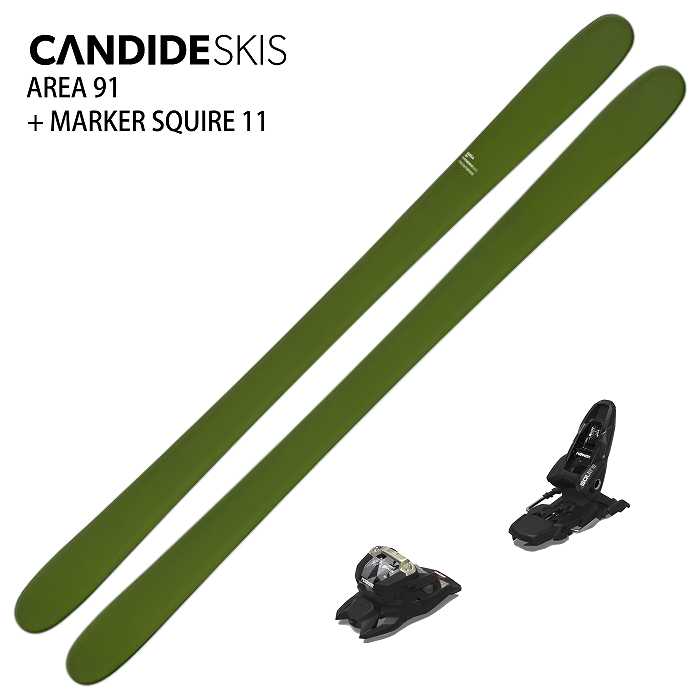 特典付][スキー2点セット]キャンデッド スキー板 2027 CANDIDE SKIS