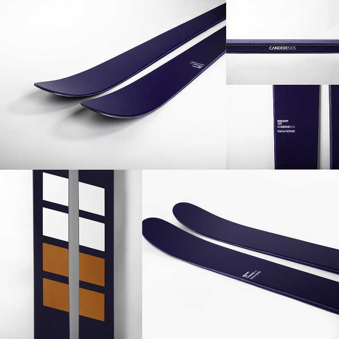 [スキー2点セット] キャンデッド スキー板 2026 CANDIDE SKIS RESORT 101 + 26 MARKER SQUIRE 11 100mm ビンディングセット 25-26 スキー2点セット] キャンデッド スキー板 2026 CANDIDE SKIS RESORT