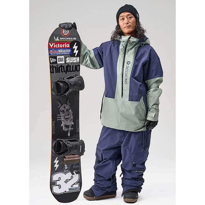 SESSIONS（セッションズ） SSFW250013 CHAOS PULLOVER JACKET
