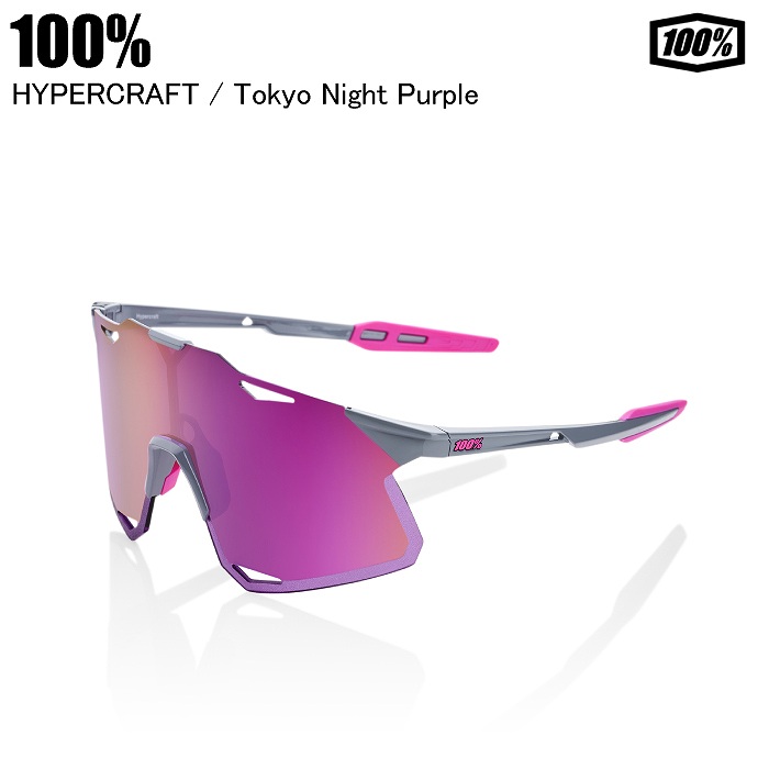 ワンハンドレッド サングラス hypercraft Purple 100% 100% ワンハンドレッド HYPERCRAFT ハイパークラフト Tokyo