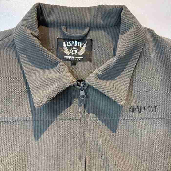 VESP ベスプ VPMJ1070C Corduroy Work Blouson Jacket GR スノーボード