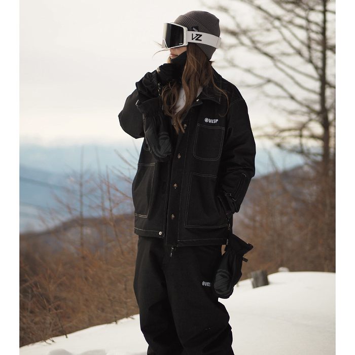 VESP ベスプ VPMJ1071 Denim Coverall Jacket BK スノーボード ウェア