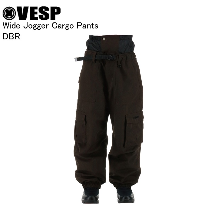 VESP ベスプ VPMP1059 Wide Jogger Cargo Pants DBR スノーボード