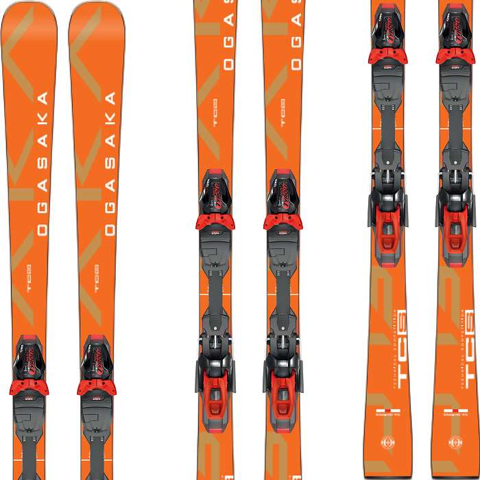 2024-2025年OGASAKA TC-Sスキー オレンジ OGASAKA（オガサカ） 旧モデル [スキー4点セット] スキー板 2025