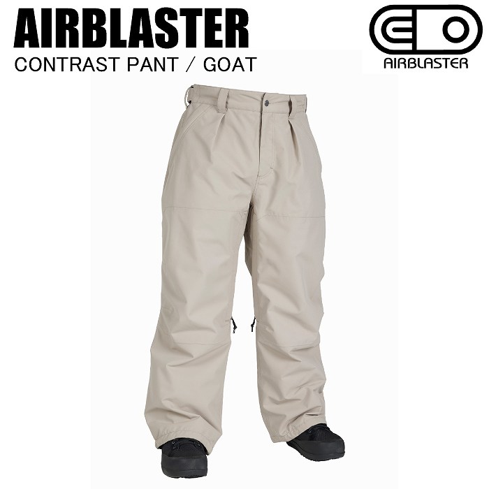 AIRBLASTER エアブラスター AB26MPNT_1047 CONTRAST PANT GOAT スノーボードウェア パンツ エアブラ 25-26モデル スノボ AIRBLASTER エアブラスター AB26MPNT_1047 CONTRAST PANT GOAT