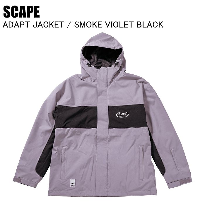 AA ダブルエー　上下セットスノボウェア　アンファッジ エスケープ　M.Lサイズ SCAPE エスケープ ADAPT JACKET アダプトジャケット SMOKE VIOLET