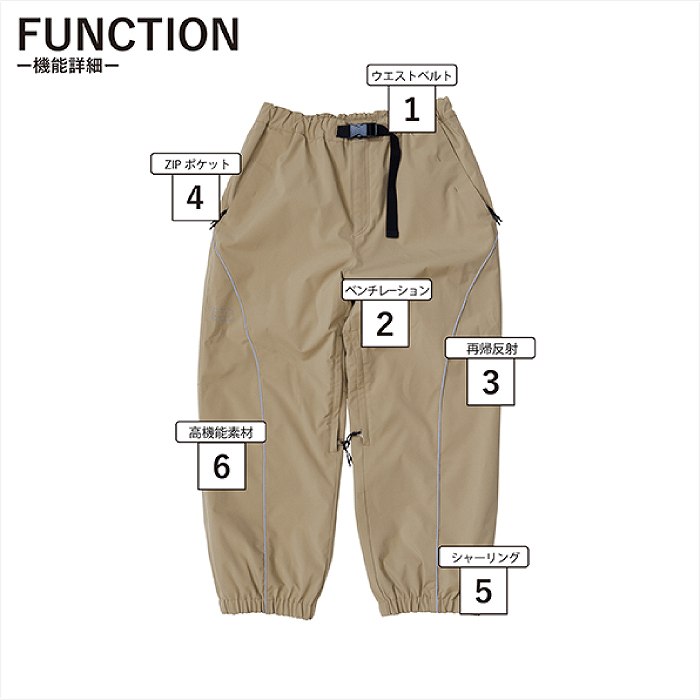 JACKFROST13 JACKFROST ジャックフロスト JFP98011 PIPE LINE PANTS