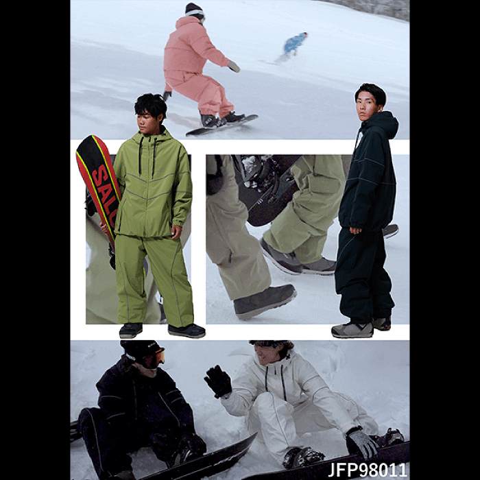 JACKFROST ジャックフロスト JFP98011 PIPE LINE PANTS BLACK スキー