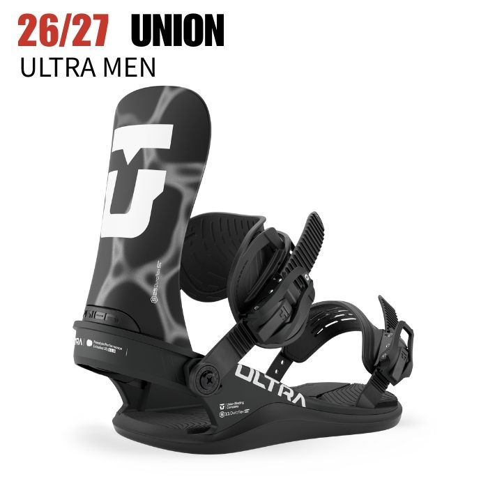 UNION BINDING 2027 UNION ユニオン ULTRA (MEN) ウルトラ BLACK 26-27