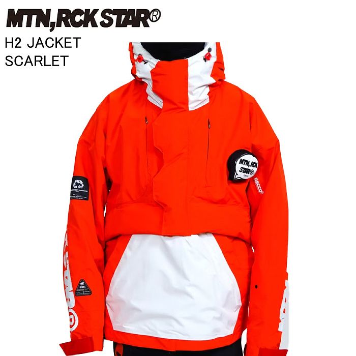 MTN.ROCK STAR マウンテンロックスター H 2 JACKET SCARLET マンロク