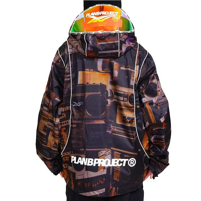 マウンテンロックスター ジャケット Lサイズ MTN.ROCK STAR マウンテンロックスター FULLZIP JACKET CASSETTE DECK