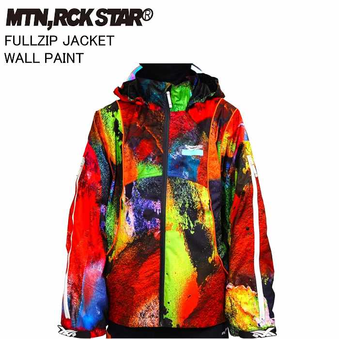 24-25 MRS マンロク XXL XL 上下 セット マウンテンロックスター MTN.ROCK STAR マウンテンロックスター FULLZIP JACKET WALL PAINT