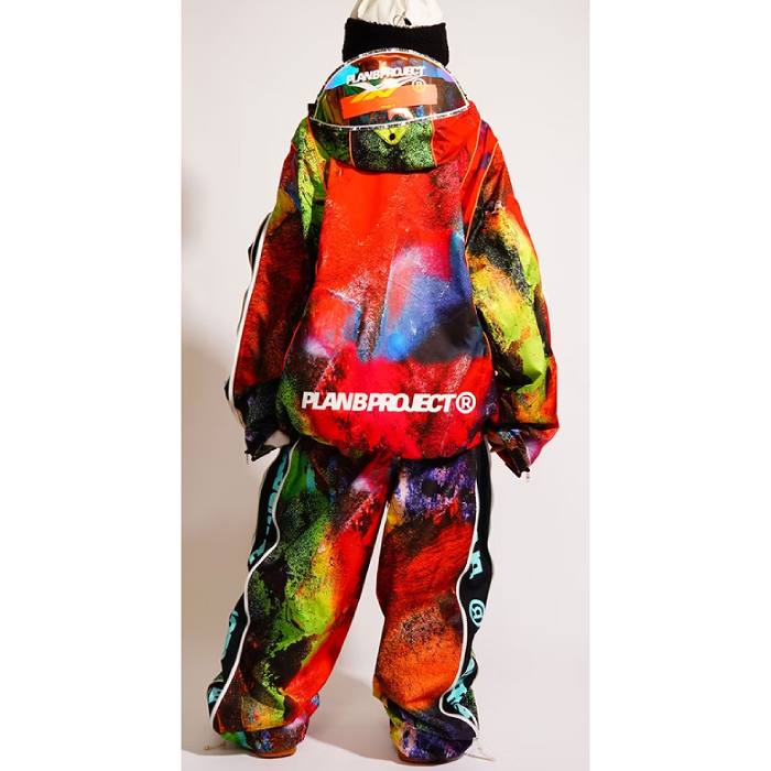 MTN.ROCK STAR マウンテンロックスター FULLZIP JACKET WALL PAINT