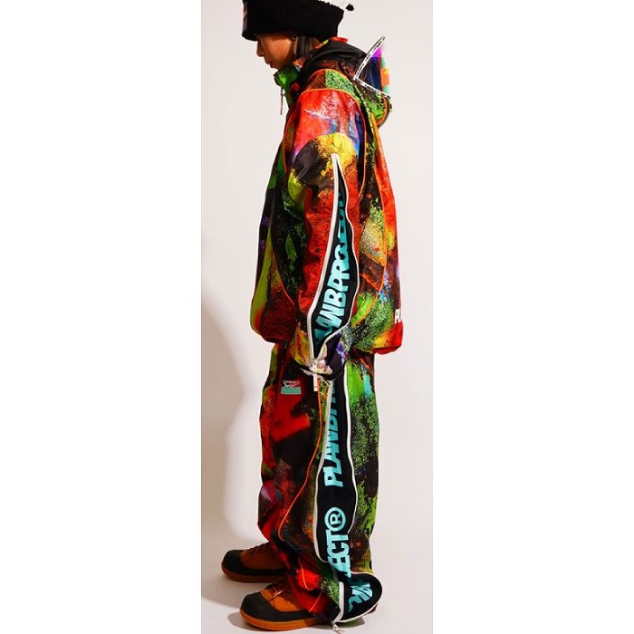 MTN.ROCK STAR マウンテンロックスター FULLZIP JACKET WALL PAINT