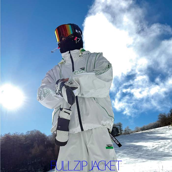 MTN.ROCK STAR マウンテンロックスター FULLZIP JACKET WALL PAINT