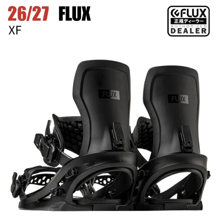ら*ろ様 FLUX XF ビンディング ブラック Msize FLUX BINDINGS（フラックスバインディング） 2027 FLUX フラックス XF