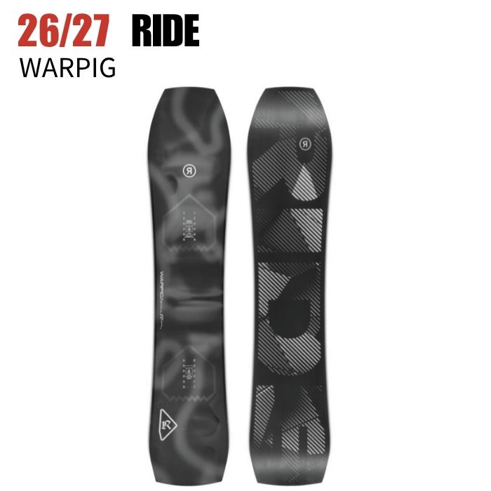 2027 RIDE ライド WARPIG ワーピグ 26-27 ボード板 スノーボード