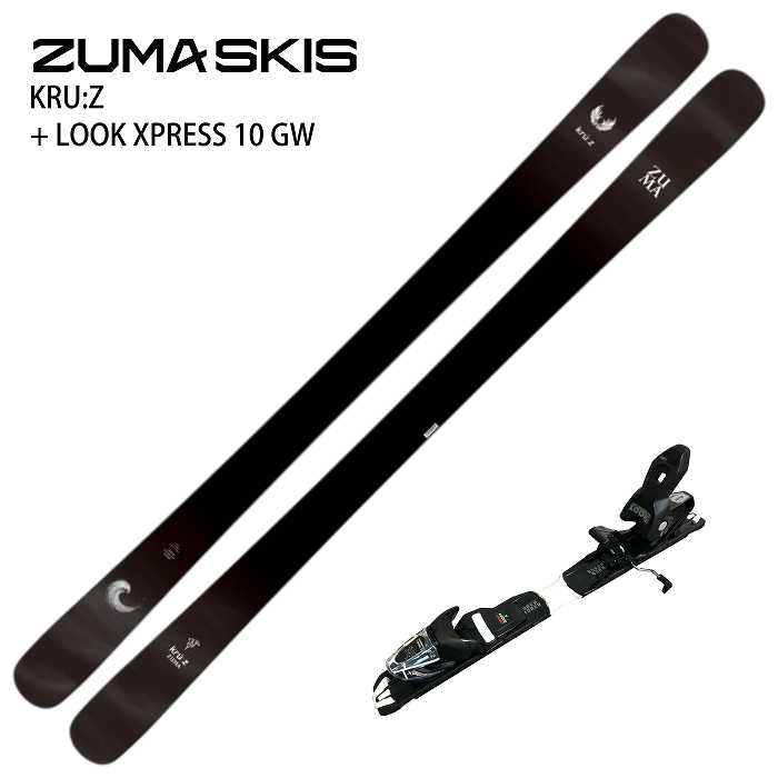 ZUMA スキー　2セット スワロー [特典付][スキー2点セット]ツマ スキー板 2027 ZUMA KRU:Z +