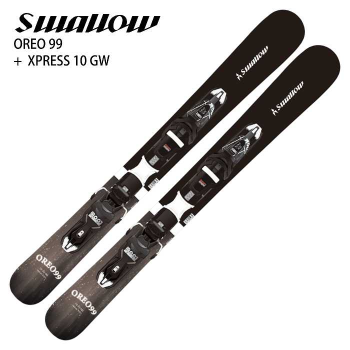 スワロー スキー板 2027 SWALLOW OREO 99/BLK + XPRESS 10 GW オレオ