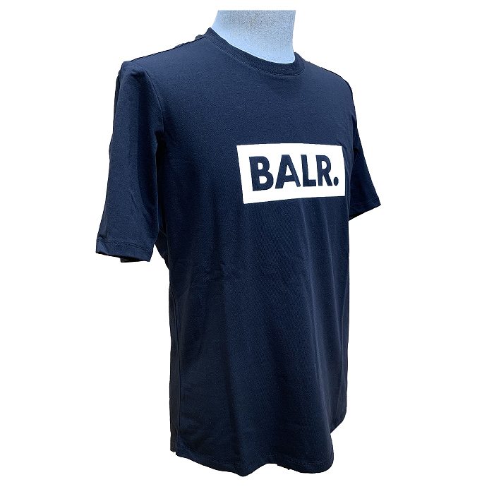 BALR. ボーラー CLUB ATHLETIC T-SHIRT クラブアスレティックtシャツ B10002 ブラック 半袖 メンズ シンプル  カジュアル スポーツ