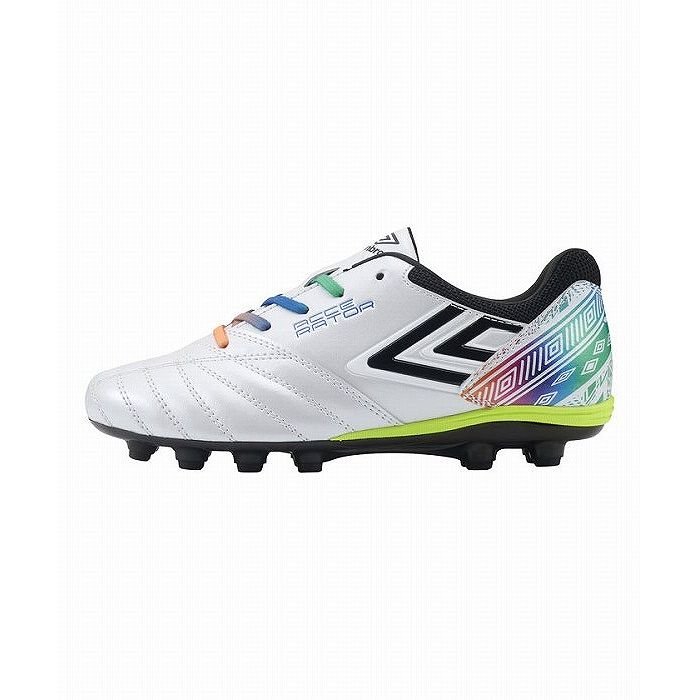 ま*ち様 Umbro サッカーシューズ スパイク希少 umbro（アンブロ） UF4FCSB1J WHBK アクセレイター MID JR WIDE HG