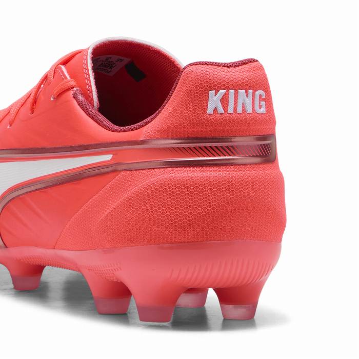 PUMA（プーマ） キング マッチ ワイド HG/AG(グローイングレッド