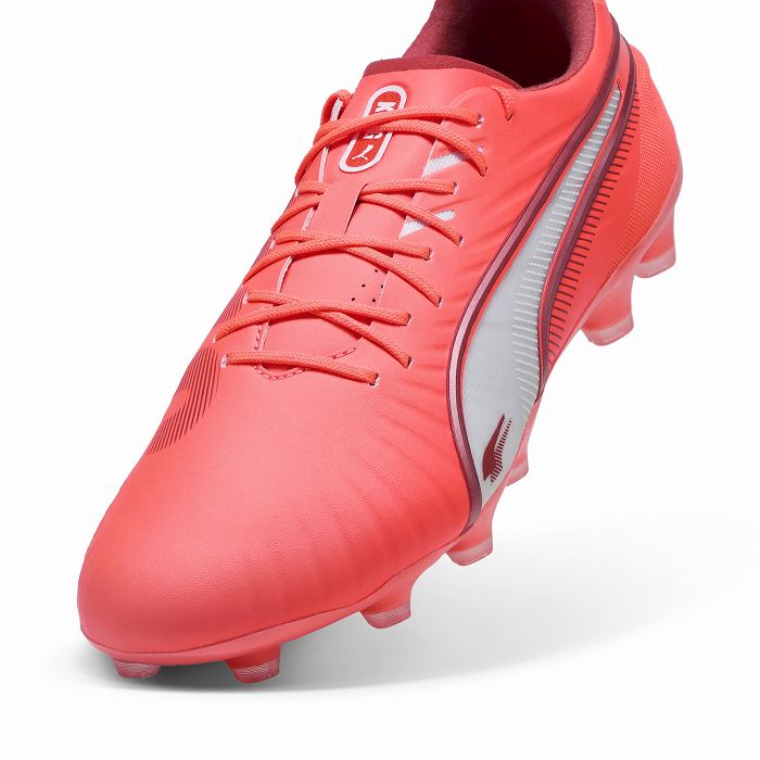 PUMA KING サッカースパイク レッド PUMA（プーマ） キング アルティメット HG/AG(グローイングレッド