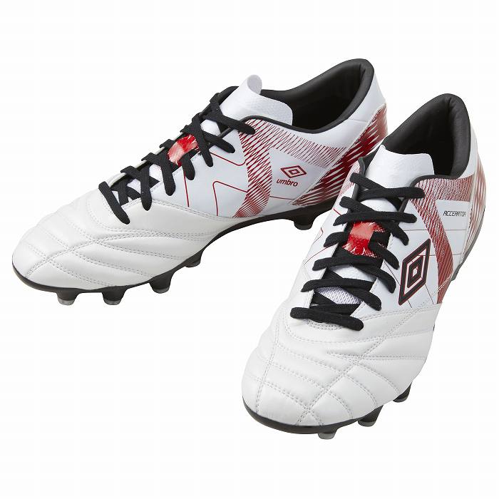 UMBRO アンブロ アクセレイター B V3 HG(ホワイト×レッド) UF5SFCB2M WHRD サッカー スパイク umbro（アンブロ） アクセレイター B V3 HG(ホワイト×レッド