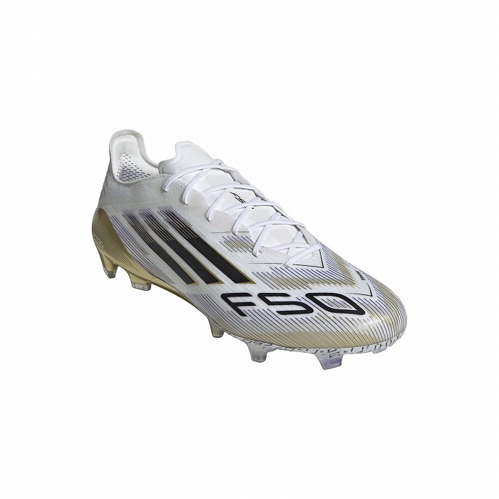 adidas F50+ 12日まで値下げ中‼️ adidas（アディダス） F50 ELITE FG(ホワイト×ブラック×ゴールド