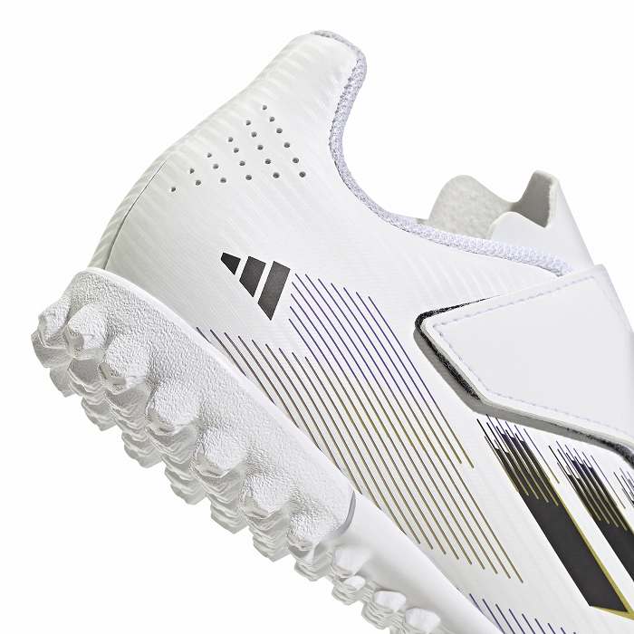 adidas（アディダス） F50 CLUB VEL TF J(ホワイト×ブラック×ゴールド