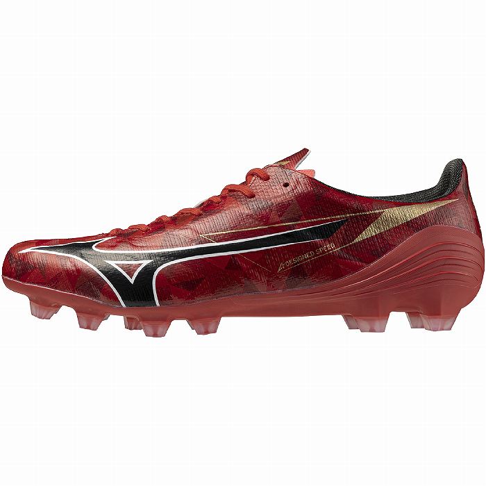 スパイク／サッカー・ラグビー用／ミズノ／26.0／赤／P1GA210401／新品 MIZUNO ミズノアルファ 2 PRO ルビーレッド×ブラック 【MIZUNO