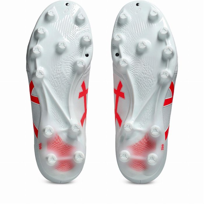ASICS（アシックス） DS LIGHT ADVANCE(ホワイト×フラッシュレッド