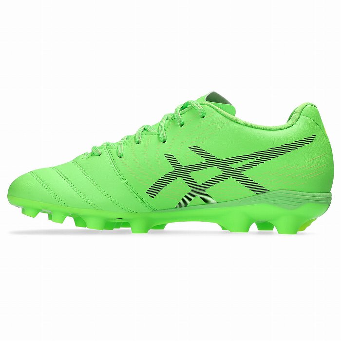 ASICS サッカーシューズ グリーン スパイク ASICS（アシックス） DS LIGHT JR GS(グリーンゲッコー×ブラック