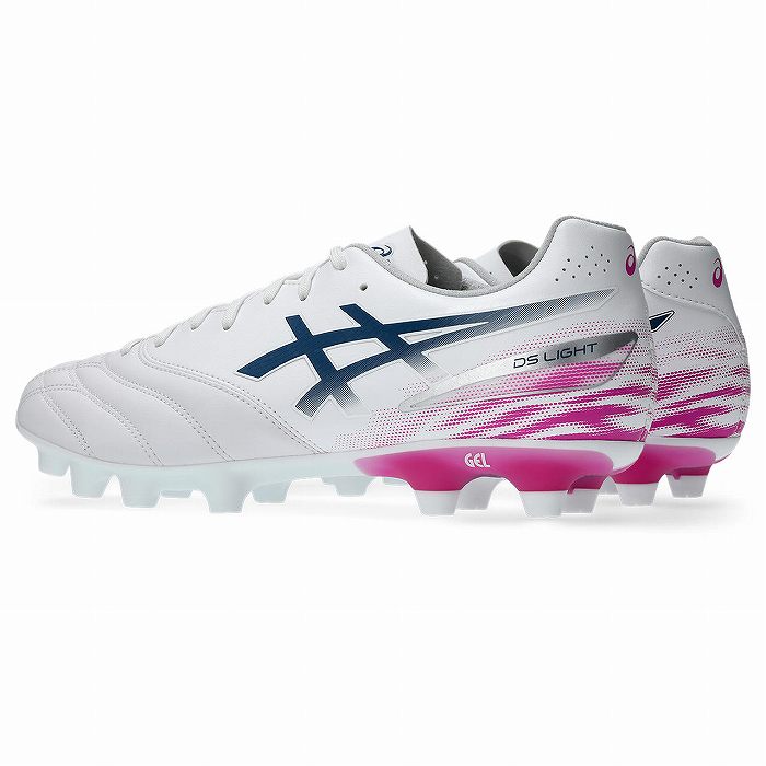 ASICS（アシックス） DS LIGHT ADVANCE WIDE(ホワイト×ネイビー×ピンク