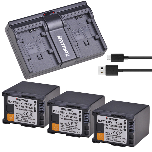 バッテリー2900およびusbデュアル充電器,BP-828 mah 828 bp BP-820,ca...
