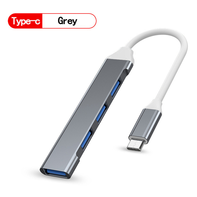 USBハブCタイプUSB 3.0,4ポート,マルチプラグアダプター,otg,macbook pro 13 15 air mi pro,Huaweiコン｜moro-shop｜05