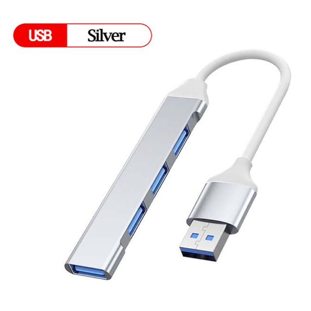 USBハブCタイプUSB 3.0,4ポート,マルチプラグアダプター,otg,macbook pro 13 15 air mi pro,Huaweiコン｜moro-shop｜02