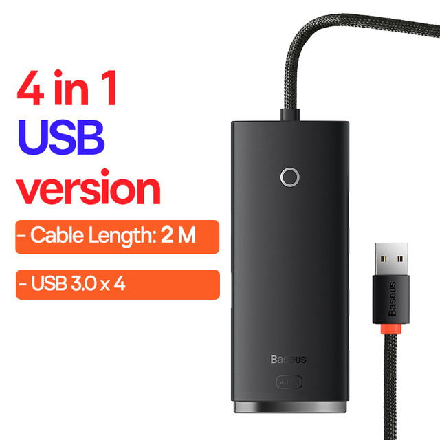 Baseus-USBハブ,4 in 1,Cタイプアダプター,マルチUSB 3.0,macbook pro air用,huawei mate 30 US｜moro-shop｜04