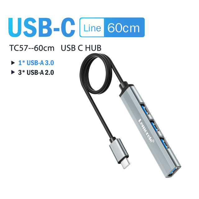 有線USBType-Cハブ,3.0 USB Type-Cアダプター,4ポート,マルチハブ,ノートブックアクセサリー,Xiaomi,Lenovo,mac｜moro-shop｜03