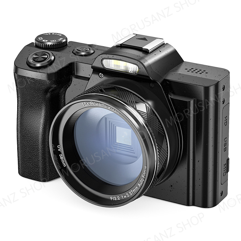 デジタルカメラ 5K 4800万画素 UVレンズ付き 3.5インチ カメラ