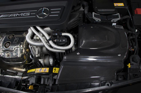GruppeM M's ラムエアシステム MERCEDES BENZ A-CLASS 176052 AMGA45TURBO 2013-2018 〔FRI-0406〕 RAM AIR SYSTEM | K&N カーボン エアクリーナーの画像