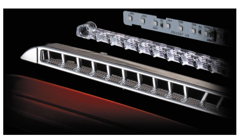 200系ハイエース　VALENTI ハイマウントランプ　ライトスモーク ヴァレンティ（VALENTI） ジュエルLED ハイマウントストップランプ