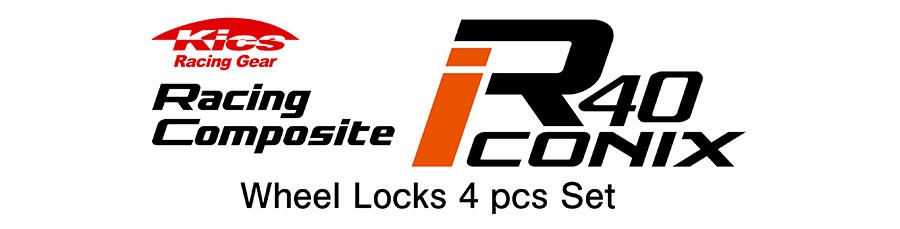 KYO-EI 協永産業 Racing Composite R40 iCONIX Lock 4pcs SET