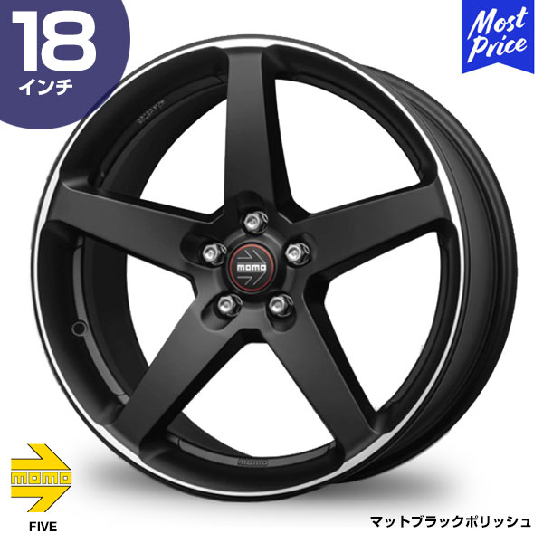 8.0j 114.3 18インチ マットブラックの人気商品・通販・価格比較