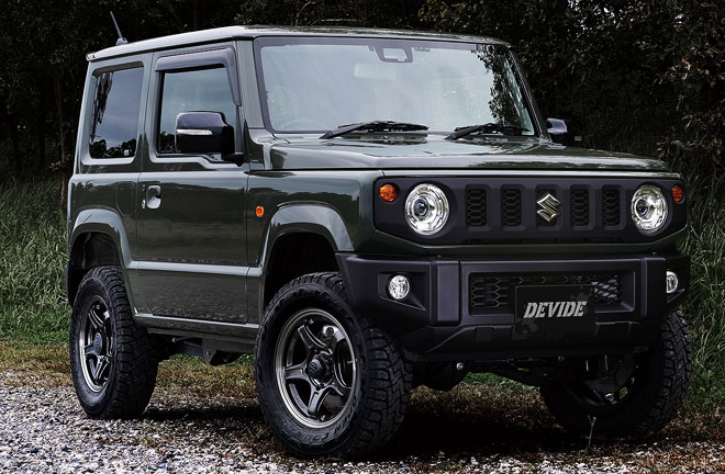 ジムニーシエラ JB74 16インチ 215/70R16 トーヨー オープンカントリー A/T3 サマータイヤホイール 4本セット SSR DEVIDE X03J 5H139.7の画像
