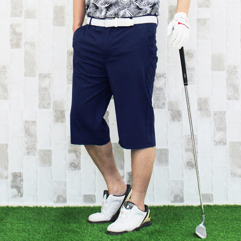 【中古】 接触冷感 ゴルフパンツ ストレッチ 伸縮 ハーフパンツ メンズ 服＆ファッション小物
